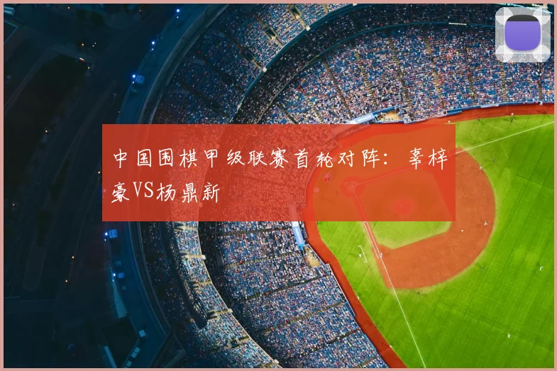 中国围棋甲级联赛首轮对阵:辜梓豪VS杨鼎新